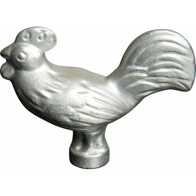 STAUB Stainless Steel Cocotte Knob, Chicken, Rooster