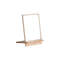 Rubberwood Reflections Desk Mirror