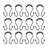 Stainless Steel Shower Curtain Hook-60035515