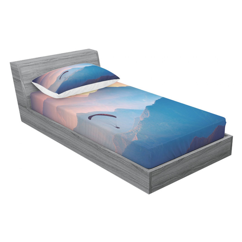 Microfiber Sheet Set, Twin XL Sheet Set with Fitted Sheet