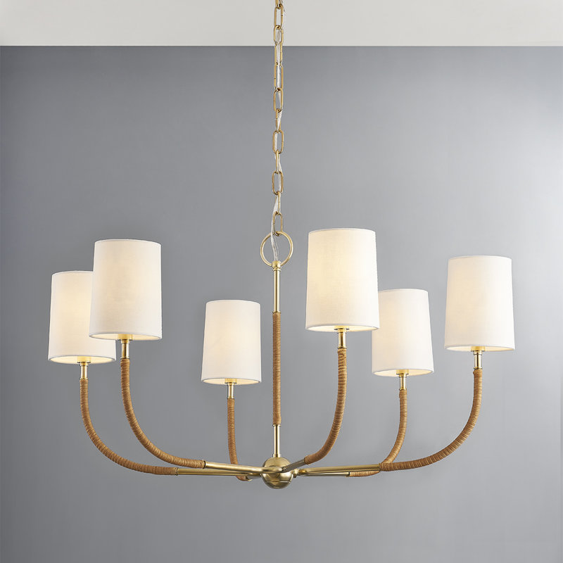 WEBSON 6 LIGHT CHANDELIER