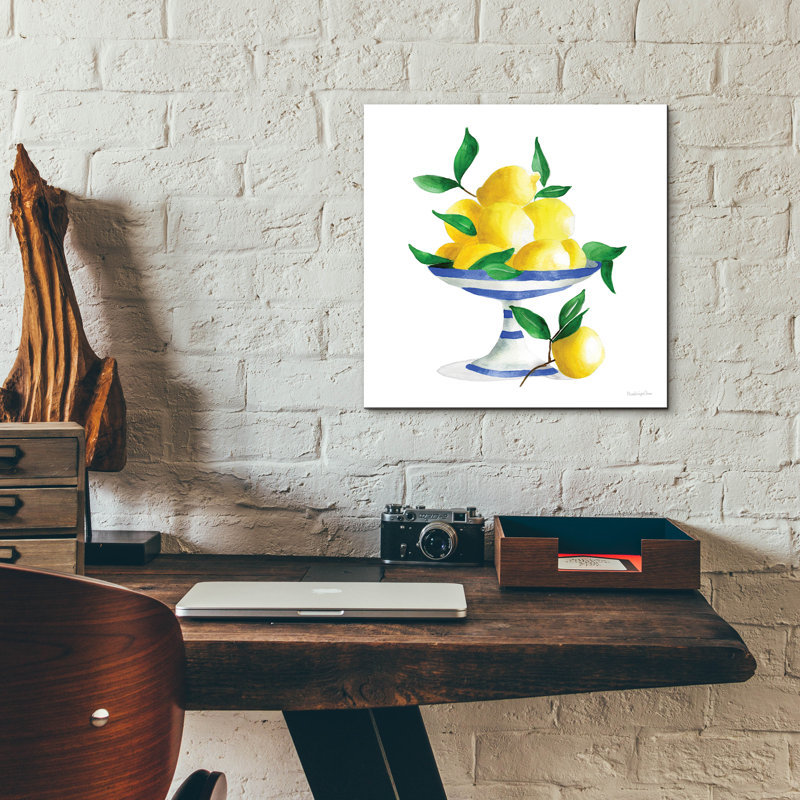 «August Lemons 2» par Augusta Lopez, H 12 po x l 12 po x P 0,13 po