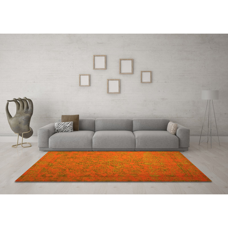 Performance Oriental Indoor Rug, Round 7'