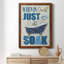 Just Soak - Art textuel sur toile-1088971276-1088971283