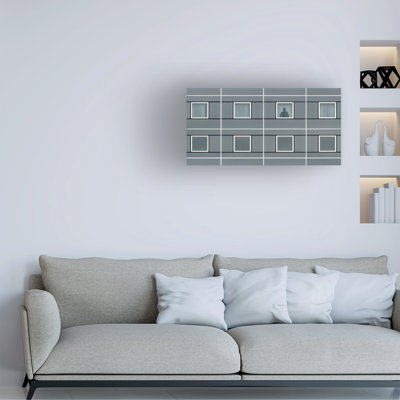 Wrapped Canvas Wall Art - Jef Van Den 'The Shadow Man' Wall Art for Living Room, Bedroom, or Office Décor  - 12x24