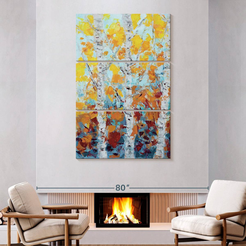 Alvord Aspen October II, 74'' H x 48'' W