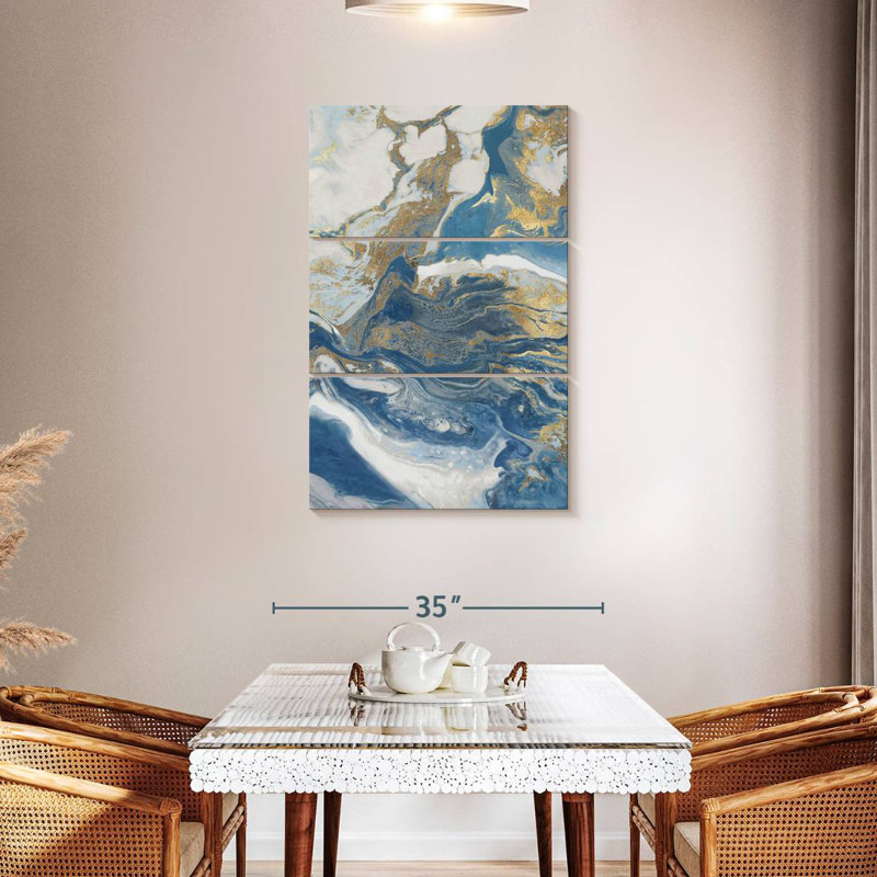 Avery Fluid Memories II, 45" H x 28" W