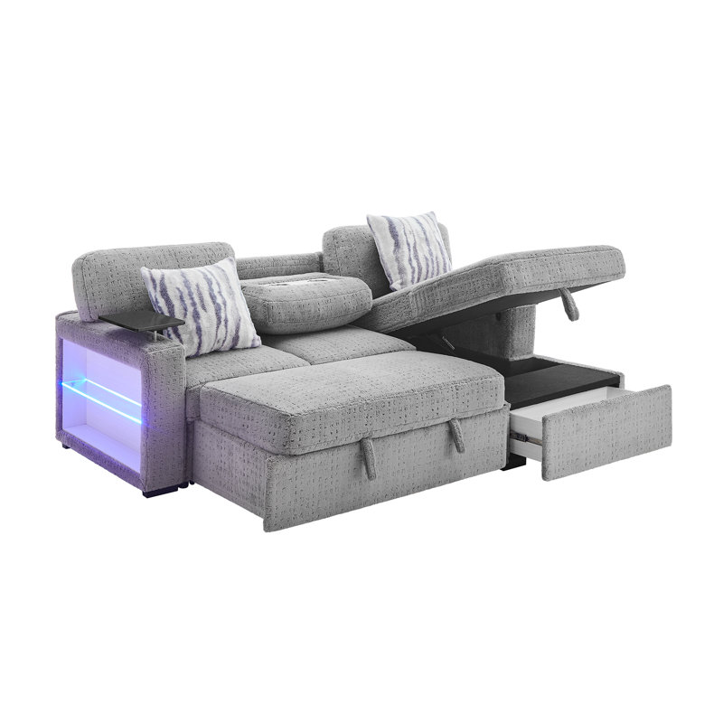 U0214 Grey Sofa Bed