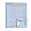 6 draps en satin bleu de luxe très grand - froissé, texture soyeuse et lisse, convient aux matelas de 16 po, comprend 1 drap plat et 4 taies d'oreiller ajustées 100% doux pour la peau et les cheveux, avec