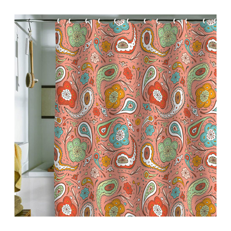 Rideau de douche simple Heather Dutton