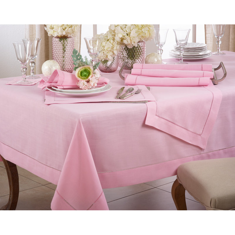 Rochester Collection Polyester Solid Colour Square Napkin, 20" x 20", Pink