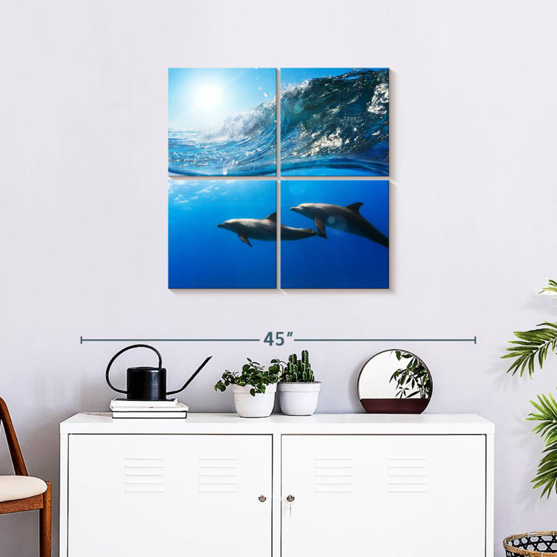 Brampt Dolphin Twosome, 26" H x 26" W