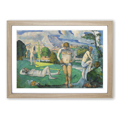 Bathers Vol.8 by Paul Cezanne - Picture Frame Painting