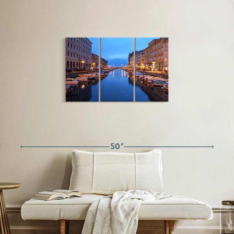 Sebbie Trieste, canal de l'Italie, H 20 po x l 33 po