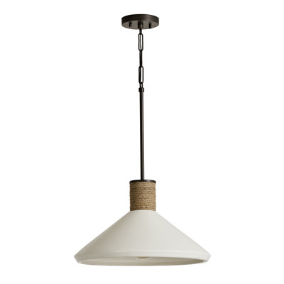 Luminaire suspendu conique à 1 lumière Gwenelle