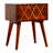 Multi-Function Drawer Wooden Nightstand With Space Saving