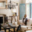 Barkbridge 6 - Light Shaded Chandelier
