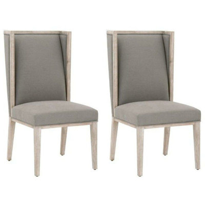 Kaiser Upholstered Wingback Side Chair