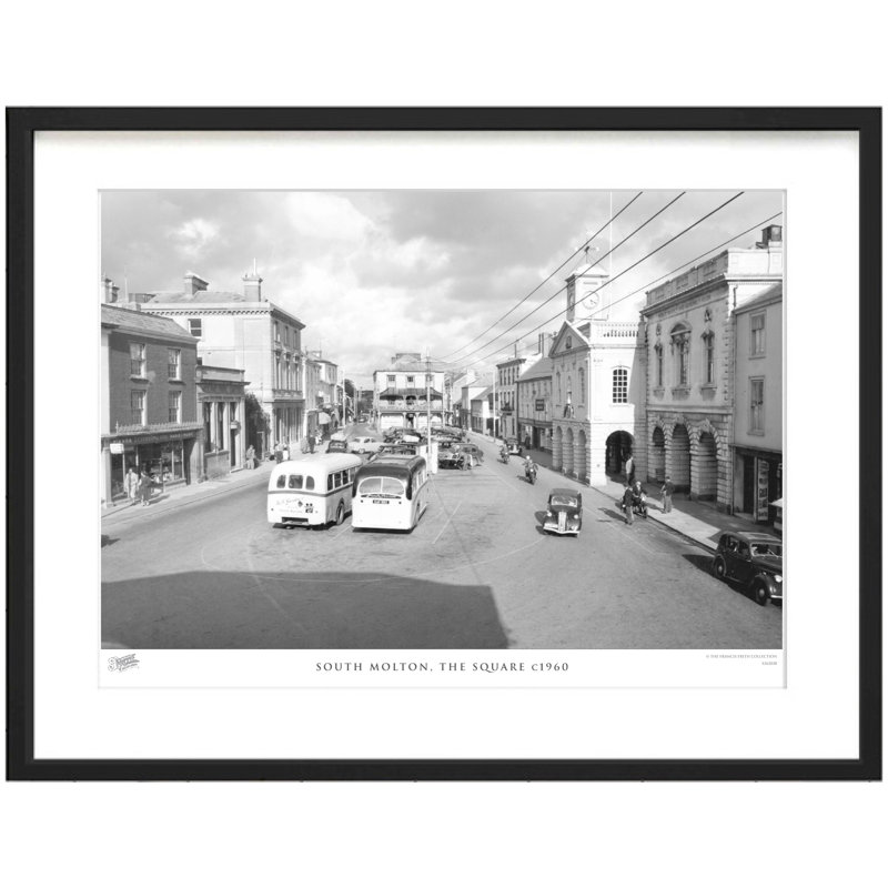 South Molton, The Square C1960 by Francis Frith - Single Picture Frame Print, 28cm H x 36cm W x 2.3cm D