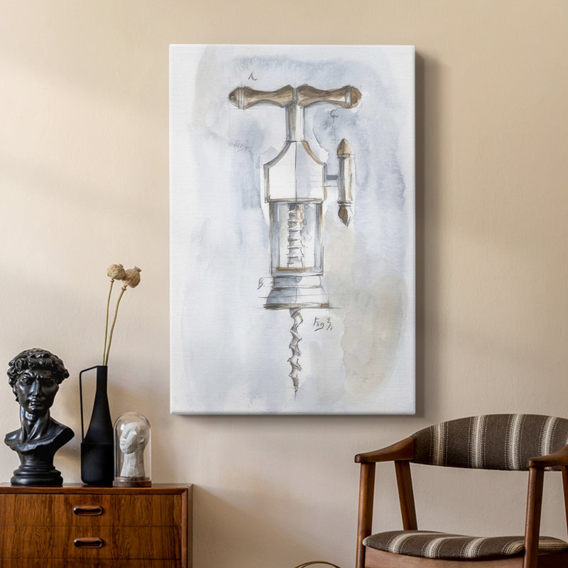 Tire-bouchon Variété IV - galerie sur mesure Cavas, H 18 po x l 12 po