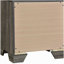Funston Brown Oak 2-drawer Nightstand Bedside Table