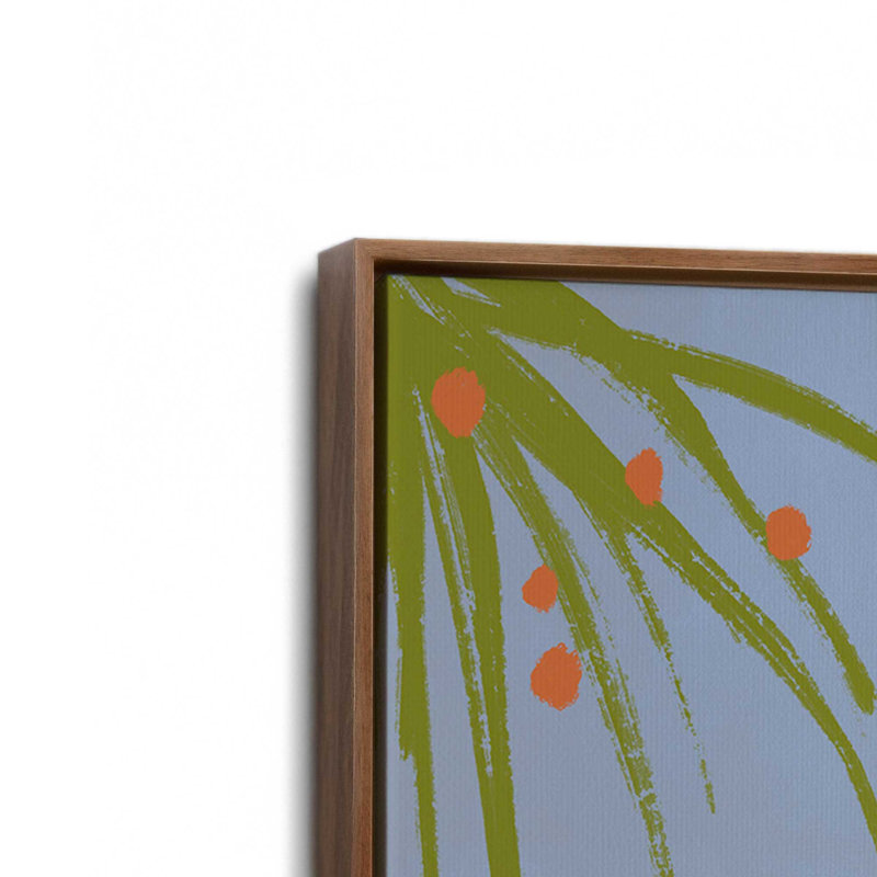 «Be Still» par Garima Dhawan, reproduction d'art, Brun, Cadre flottant, H 16 po x l 12 po