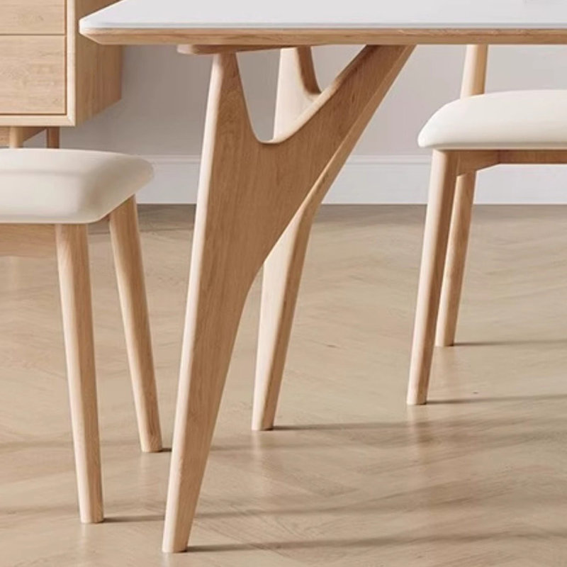 Table de salle à manger rectangulaire, H 29,53 po x l 62,99 po x P 31,5 po