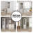 68" Tall Bathroom Storage Cabinet with Adjustable Shelves & Drawer-124651348