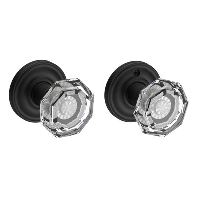 Crystal Door Knob with Baldwin Reserve Rosette