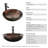 24'' Narrow Depth Single Bathroom Vanity Set with Mirror-52443436