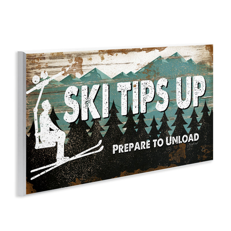 «Winter Rustic Mountain Skiing» par Jennifer Pugh