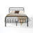 14"h Metal Platform Full Bed Frame With Industrial Style Headboard & Footboard-297988835