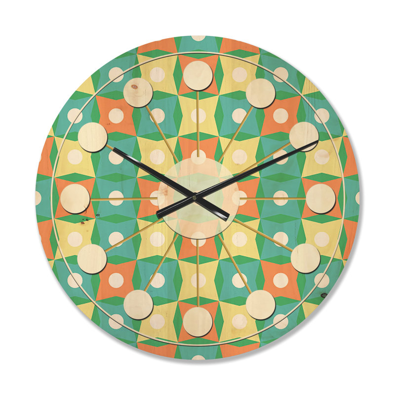 Solid Wood Wall Clock, Medium