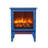 17 Inch Freestanding Electric Fireplace Stove Heater With 3D Flame Effect-882192730