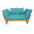 Polyester sarcelle