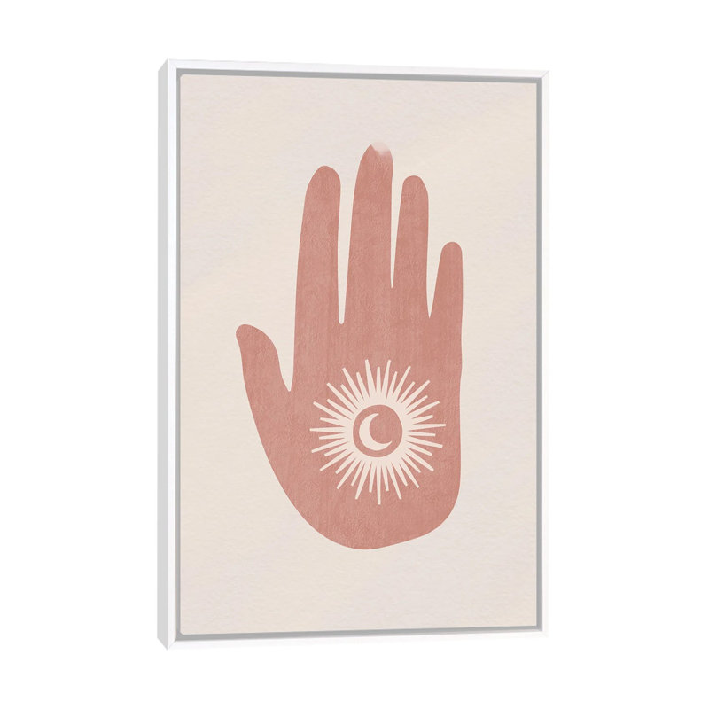 Print, Pas de tapis, H 40 po x l 26 po x P 1,5 po, Toile blanche encadrée