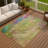 Machine Washable Indoor/Outdoor Emelia ACN2308 Abstract Rug-1584241716