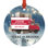 Décoration de sapin de Noël en métal sur mesure 20x