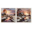 «Sunrise Winter Country Panorama», 2 pièces-266963585-266963584
