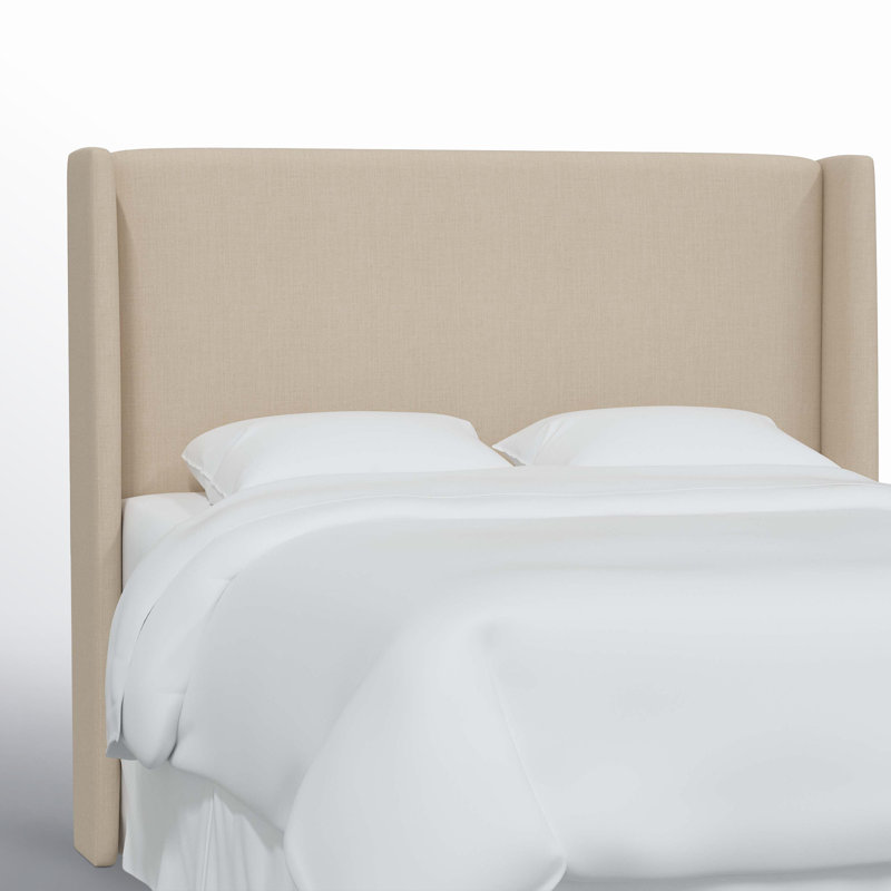 Tilly Upholstered Headboard, Queen, Classic Linen Linen