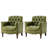 Orme 32" W Tufted Genuine Leather Armchair-122503353