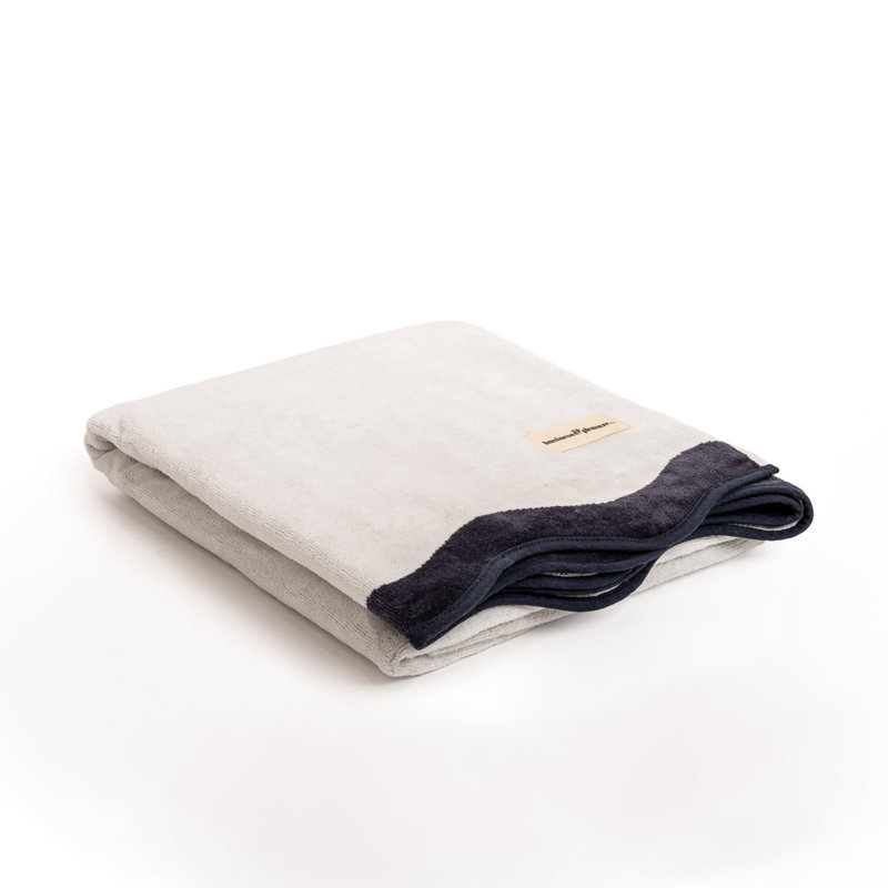 Beach Towel, Rivie White