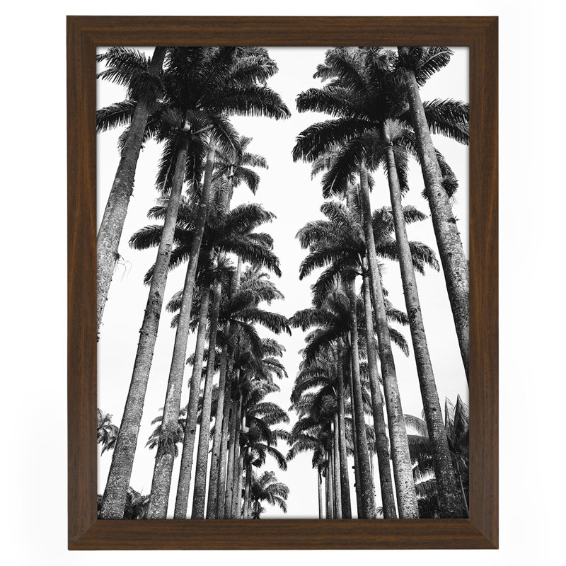 Cadre de signature en bois composite et housse de suspension en plexiglas inclus, Noyer, 22 po x 28 po