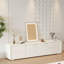 Meuble télé moderne en bois manufacturé blanc-146497373