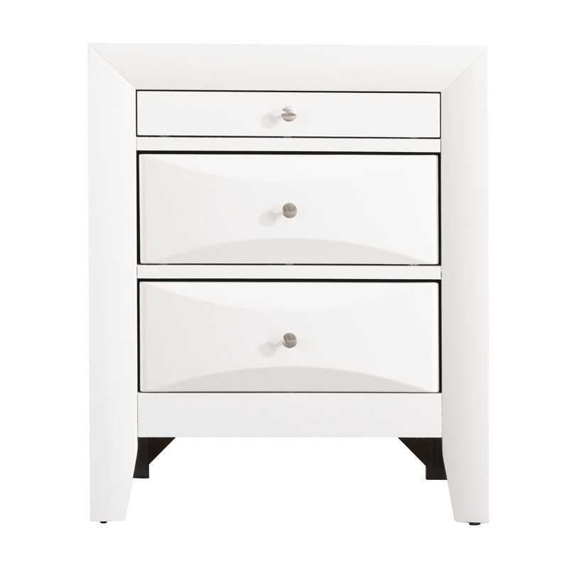 Elegant White Nightstand