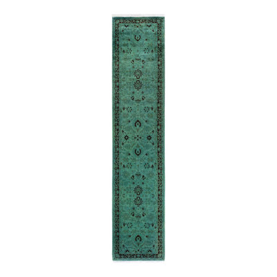 Fine Vibrance One-of-a-Kind 2' 6" X 12' 4" Hand Knotted Area Rug