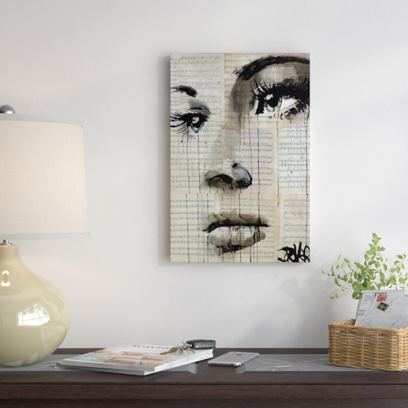 Shore par Loui Jover - estampe numérique sur toile tendue avec châssis, H 12 po x l 8 po x P 0,75 po