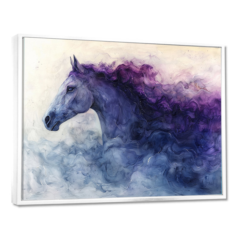 Doina - Animals Wall Art, H 12 po x l 20 po, Impression sur cadre flottant, Blanc