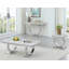 Console rectangulaire en marbre avec base arrondie 47 po Monroe -162683092