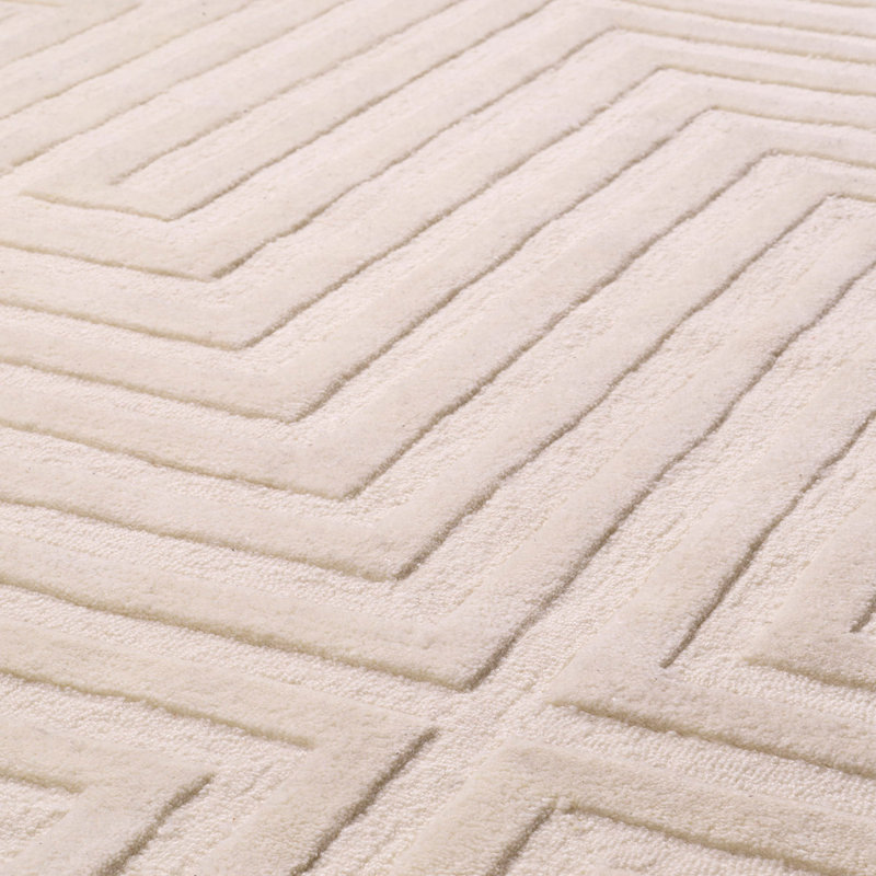 Breck Wool Geometric Area Rug, Rectangle 9'10" x 13'2"